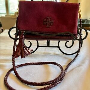 Tory Burch Rich Burgundy Crossbody Bag